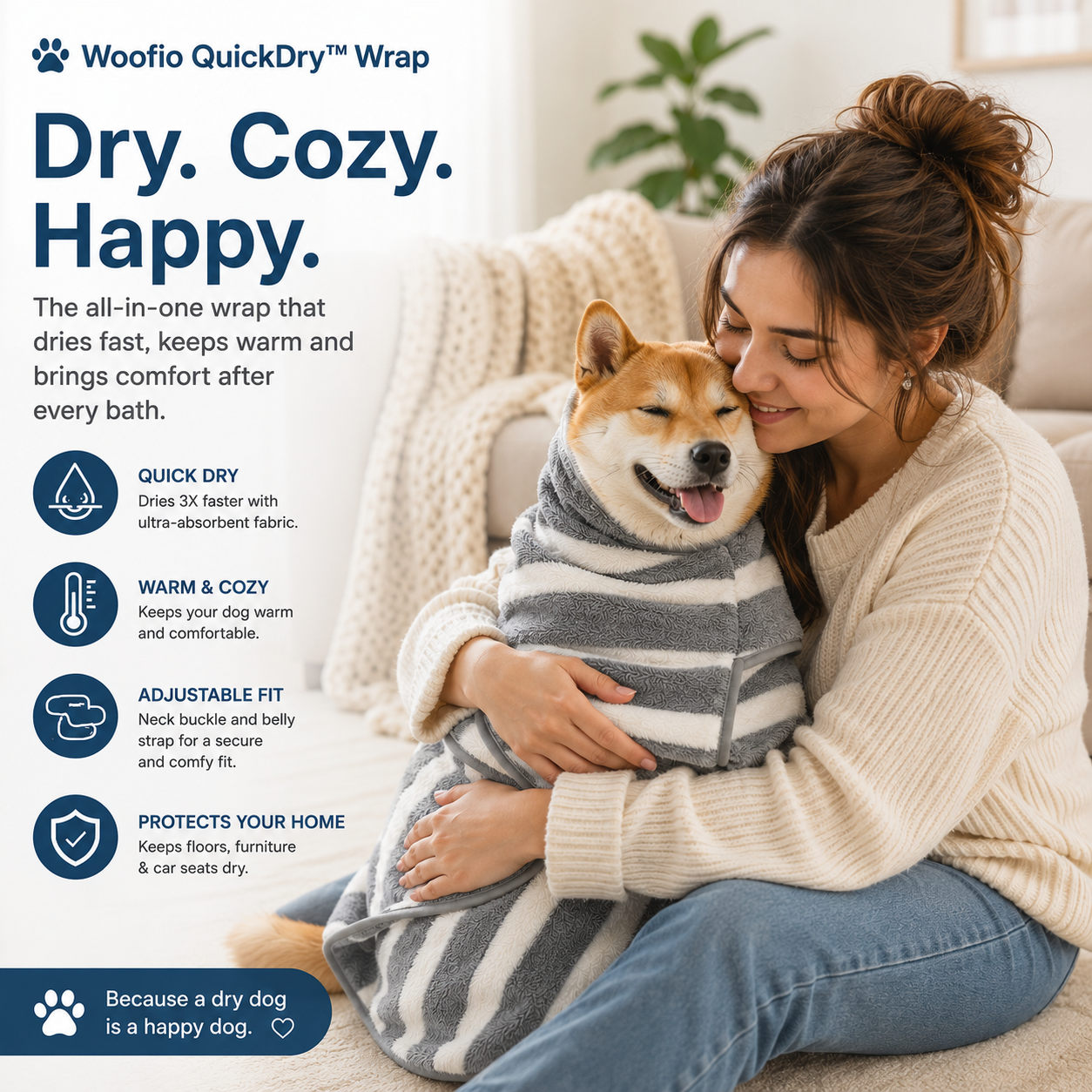 Woofio QuickDry™ Wrap