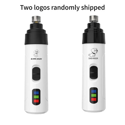Dog Nail Grinders Painless USB Charging Rechargeable Pet Nail Clippers Quiet Electric Dog Cat Paws Nail Grooming Trimmer Tools