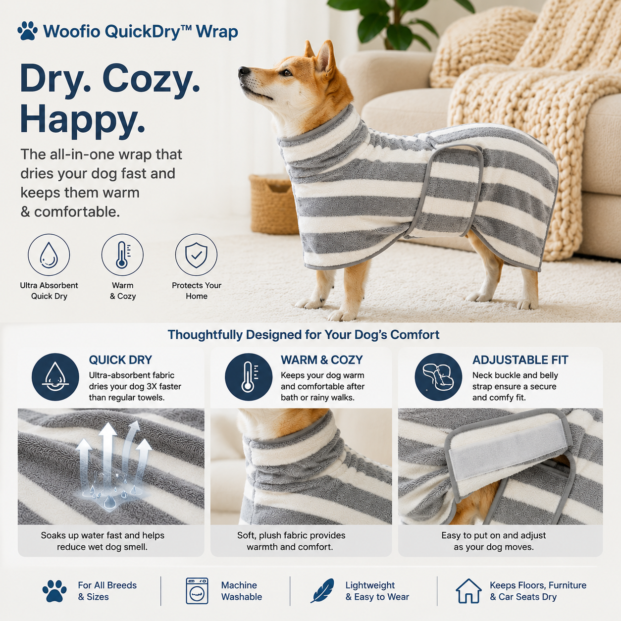 Woofio QuickDry™ Wrap